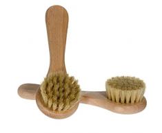 SIDCO Pilzbürste 2 Stück Champignonbürste Gemüsebürste Bürste mit Stiel Küchenbürste