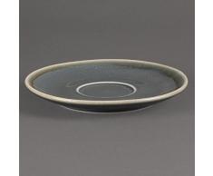 Olympia Kiln GP347 Cappuccino Untertasse Ocean, 140 mm (6 Stück)