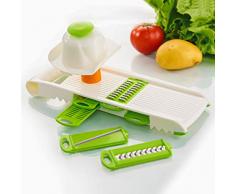 KVOTA Gemüseschneider-Set 8Tlg Allesschneider Küchenreibe Gemüsehobel