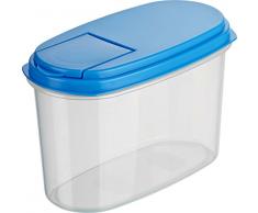 Kigima Schüttdosen Streudosen Vorratsdosen 1l 5er Set blau