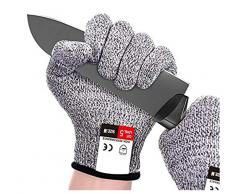 2Pair Cut Resistant Gloves Weiche rutschfeste Handschuhe Filetmesser Handschuh Schutzfischen Küchenhandschuhe Für Die Jagd Angeln Camping