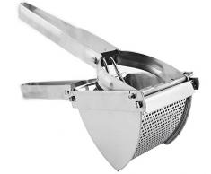 com-four® Kartoffelpresse aus Edelstahl, Länge 30 cm