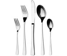 GRÄWE Besteckset für 6 Personen aus Edelstahl, Tafelbesteck Set 30-teilig, nickelfrei, rostfrei, handpoliert, spülmaschinengeeignet - Serie Würzburg