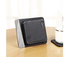 donfohy2837 Hardware Kreative Runde Leder Untersetzer Tee-Untertasse, wasserdichte Untertasse, Untersetzer Matte, Isolierung, Hersteller, Coffee Pin, Irregular