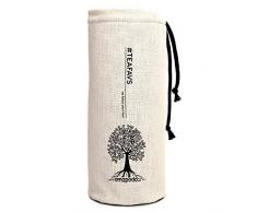 amapodo Schutzhülle plastikfrei Cover Sleeve Hülle Flaschenhülle für Trinkflaschen Thermosflaschen Glasflaschen Teeflaschen mit Ø von 6-8cm