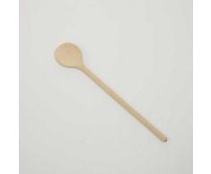 AXENTIA Kochlöffel Holz, runde, flache Schale 25 cm