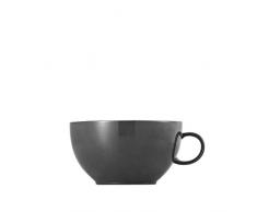 Thomas Sunny Day Cappuccinotasse, Obertasse, Porzellan, Grey / Grau, Spülmaschinenfest, 380 ml, 14672