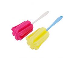 Heaviesk Schwamm Vacuum Cup Reinigungsbürste Flasche Thermos-Becher-Reinigungs-Werkzeug mit langem Griff für Kaffeegläser Pot Milchtasse