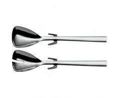 WMF Salatbesteck 2-teilig Salatgabel Servierlöffel Wings Cromargan Edelstahl rostfrei poliert