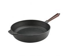 Carl Victor - Servierpfanne Gusseisen Pfanne 28 cm Holzgriff
