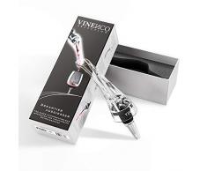 Dekantierausgießer mit Belüfter - Tropffreier Wein Dekanter Flaschenausgießer, glasweise Belüftung | Rotwein Dekantierer Weinbelüfter, Flaschen Belüfter Aufsatz - Geschenk Frau Mann Geburtstag