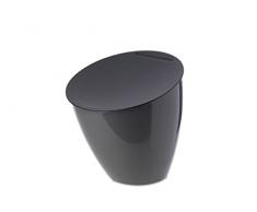Mepal Abfallbehälter Calypso Plastik, Titanium 17.5 x 18.4 cm