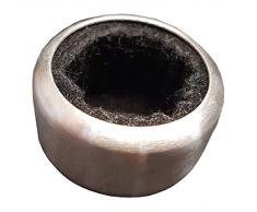 Anello Corklifter Antitropf-Ringe Set, matt gebürstet, Edelstahl, Silber, 4.0 x 4.0 x 2,3 cm, 2-Einheiten