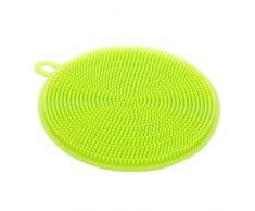 Silikonwäscher, Silikon-Mehrzweck-Küchenbürste für Geschirrtopf und Veggies Fruit Antihaft-Pfanne