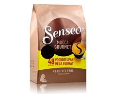 Senseo Kaffeepads Mocca Gourmet, Frisch & Intensiv, Kaffee für Kaffeepadmaschinen, 48 Pads