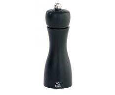 Peugeot 18368 Tahiti Pfeffermühle Holz, 5,2 x 5,2 x 15 cm, matt schwarz