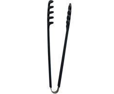 Spaghettizange, Salatzange, Nudelzange, Universalzange - Edelstahl/Silikon - Grau - 33 cm