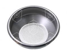 Kaffeesieb mit Lochung ø 0,4mm Kaffeemenge 7g 1 Tassen passend für Cookmax für Kaffeemaschine ø 70mm Höhe 24,5mm Einbau ø 60,5mm