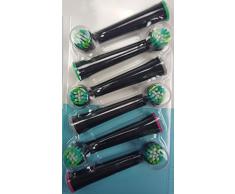 6 Stück Aufsteckbürsten / Ersatzzahnbürsten QUIGG für elektrische Zahnbürste # Ersatzbürsten # Ersatzzahnbürsten # Ersatz-Zahnbürsten # Vorteilspack Dupont™ Tynex® Borsten