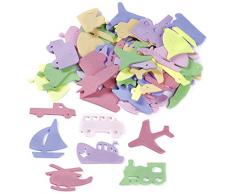 Knorr Prandell 5 cm Tafelbesteck Schaumstoff Gummi Fahrzeuge, Mehrfarbig, standart