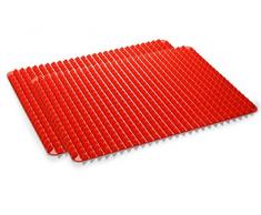 2x Silikon Backmatten，Holoko Antihaft Kochmatte Hitzebeständige Backbleche mit Pyramiden design-16 x 11,5