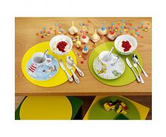 WMF Safari Kinderbesteck, 4-teilig, ab 3 Jahren, Cromargan Edelstahl poliert, spülmaschinengeeignet