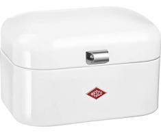WESCO 235 101 Single Grandy Brotkasten weiß 22 x 28 x 17cm (L/B/H), Edelstahl, 22 x 26,8 x 17,5cm