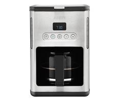 Krups KM442D Premium Filter-Kaffeemaschine, 10-15 Tassen, 1,000 W, programmierbar, edelstahl/schwarz