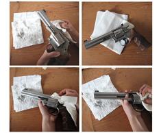 80 Stück Viskose Politurtücher für Waffenpflege Waffenpflegetuch Reinigungstuch - Reinigen mit hochwertigen Tüchern - weiß, lösungsmittelbeständig, saugstark, fusselfrei, mehrfach verwendbar, 38 x 35 cm 2 Packungen