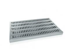 Edelstahl Abtropfblech 30 x 20,0 x 3cm Abtropfgitter Chromnickelstahl Geschirr Gläser Abtropfmatte Abtropfgestell Abtropfschale