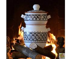 Couscous-Topf groß Bakir, Grau