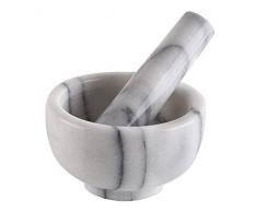 Greenco Marmormörser und Stößel, 3,75, Weiß/Grau von Greenco