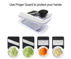 Gemüseschneider Fun Life Spiralschneider Gemüsehacker, Obstschneider, Kartoffelschneider, Zwiebelschneider, Food Dicer für Nudeln Zucchini Gurke Karotten Kürbis Zwiebel (13 in 1)