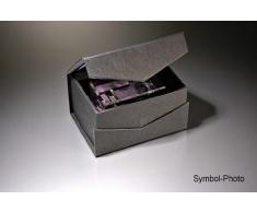 VIP-LASER 3D Glas Kristall Quader XL Rose mit Zwei Wunschnamen + Datum im Hochformat Weihnachten!, Beleuchtung:mit Color Leuchtsockel 5 LED Schwarz