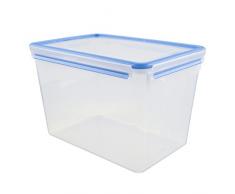 Emsa 508549 Clip & Close Frischhaltedose | 10,8 L | Rechteckig | Maxiformat | Clipbox | -40 bis +100 Grad | 100% dicht