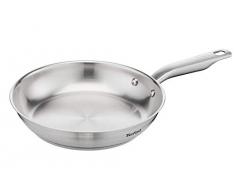 Tefal E49204 Virtuoso Bratpfanne, unbeschichtet 24 cm, edelstahl