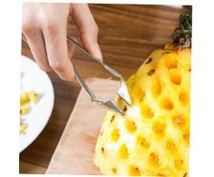 Praktische einfache Frucht Peeler Ananas Corer Slicer Cutter Edelstahl Küchenmesser Gadgets Pineapple Slicer Clips