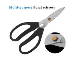 Gartenscheren Edelstahl Pruning Shear- Bonsai Pruning Snips- Vielzweckscheren - Blumen Tools - Obstbaum-Schere - Edelstahl Shear Pruning Zange Gartenschere