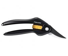 Fiskars Allzweckschere, Länge: 20,5 cm, Antihaftbeschichtet, Hochwertige Stahl-Klinge, Schwarz/Orange, SingleStep, SP27, 1000570