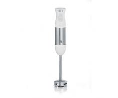 WMF Kult S Stabmixer (500 W, variable Geschwindigkeitseinstellung) cromargan/weiß