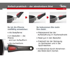 Woll Steakpfanne, Aluguss, schwarz, 28 cm