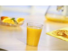 Papstar 12161 50-Trinkbecher, PS 0.4 Liter, Durchmesser 9-13 cm glasklar