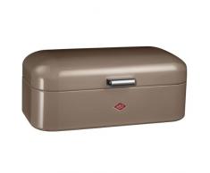 Wesco 235 201 Grandy Brotkasten warm Grey 22x42x17cm (L/B/H), Edelstahl