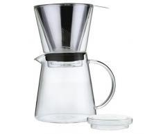 Zassenhaus Kaffeezubereiter Coffee Drip 6 Tassen, Glas, transparent, 16.5 x 16 x 27.5 cm