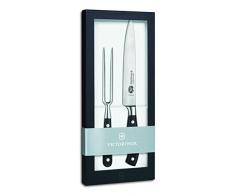 Victorinox Grand Maitre 2-tlg. Tranchier-Set, Tranchiermesser, Tranchiergabel, Rostfrei, Edelstahl, schwarz