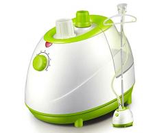 YAMMY Startseite Upright Garment Kleidung Dampfer, Dampfbügelautomat Hand Haushalt Hanging Bügeleisen Bügelbügelmaschine Garment Steamer Stehen 1800W, Grün-30 * 25 * 20cm