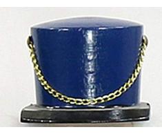 Dekohelden24 Hochwertiger Nussknacker Soldat in blau, ca. 15 cm