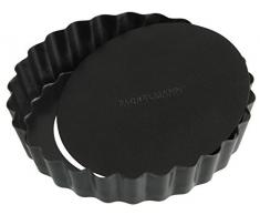 FM Professional 21682.0 Quicheform mit Abnehmbarem Boden, Stahl, Schwarz