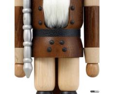 Seiffener Volkskunst Nussknacker König braun lasiert Erzgebirge