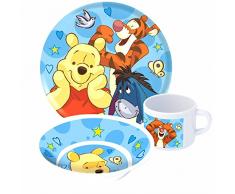 Winnie Puuh Geschirr-Frühstück-Set Pooh 3-teilig | Teller, Schale und Tasse